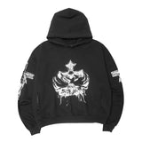 "WINGS OF REDEMPTION" HOODIE IN CAVIAR