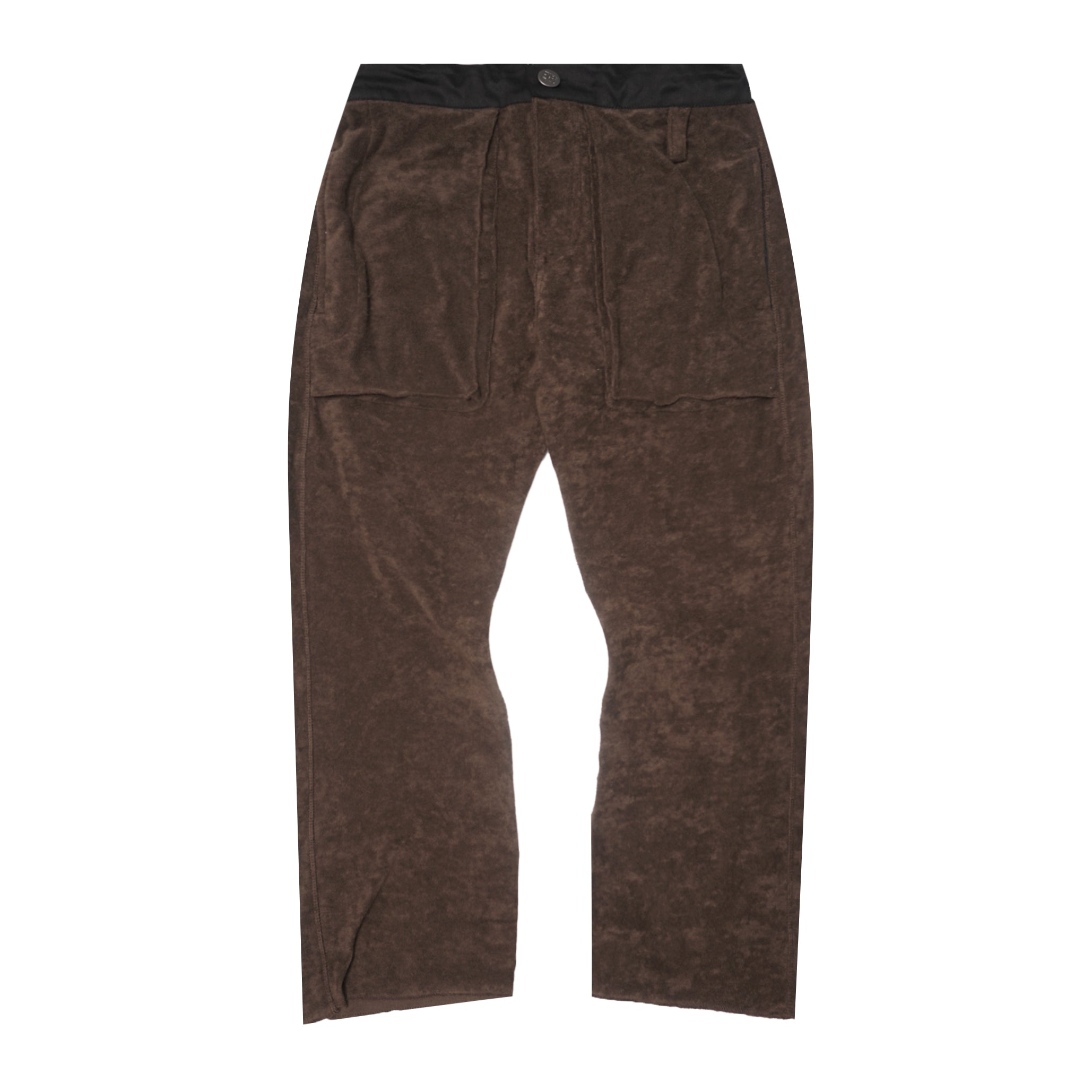 M+ TOWEL BOOTCUT PANTS IN WOOD