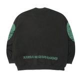 "ECHOES OF HEAVEN" SWEATSHIRT IN CAVIAR