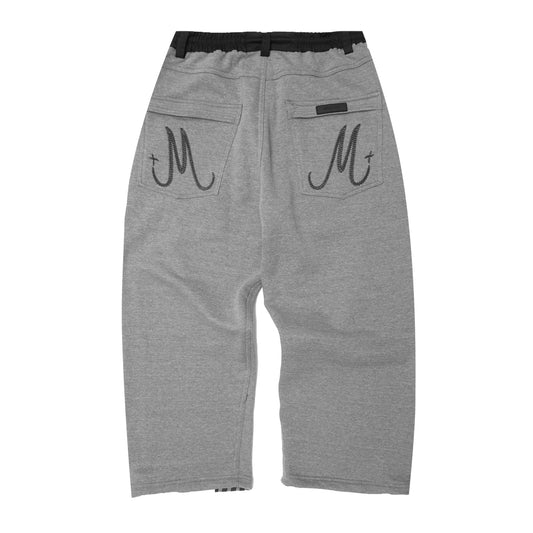 M+ PHAT PANTS IN HEATHER GREY