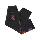 "M+ TEMPLE BLOOM" PHAT PANTS IN CAVIAR