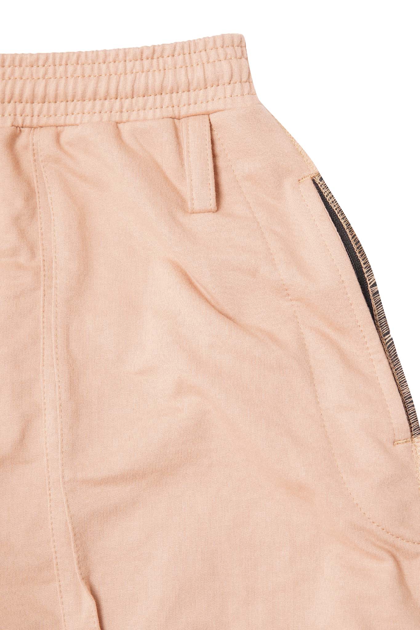 VEINS FRENCH TERRY PANTS IN WHEAT
