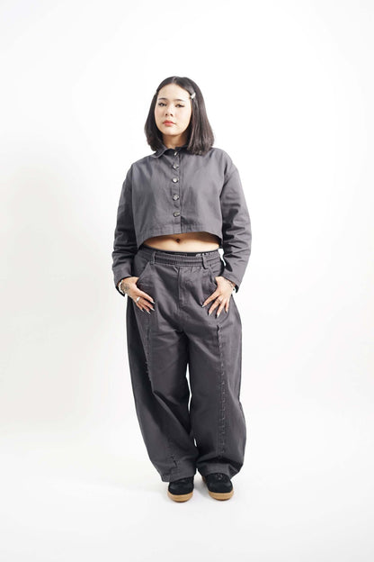 ANIKA JACKET IN NARDO GREY