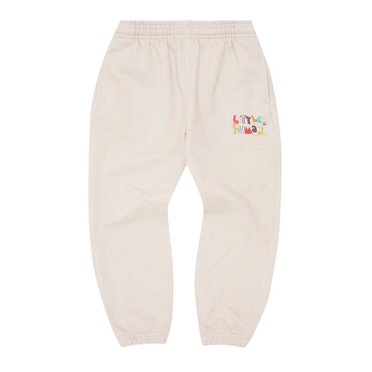 "CRAYONS" LITTLE HUMAN™ SWEATPANTS IN OAT