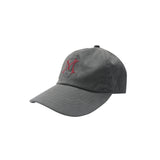 "HITTER" V3 6 PANEL HAT IN ANTHRACITE/RARRI RED