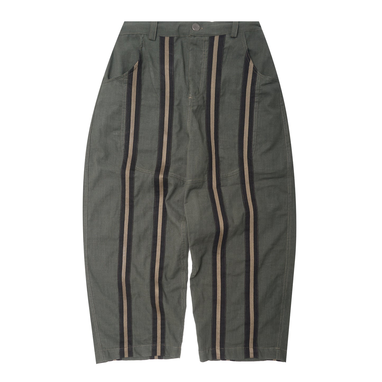 SME "STRIPE ME UP" PHAT PANTS IN PINE OLIVE