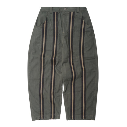 SME "STRIPE ME UP" PHAT PANTS IN PINE OLIVE