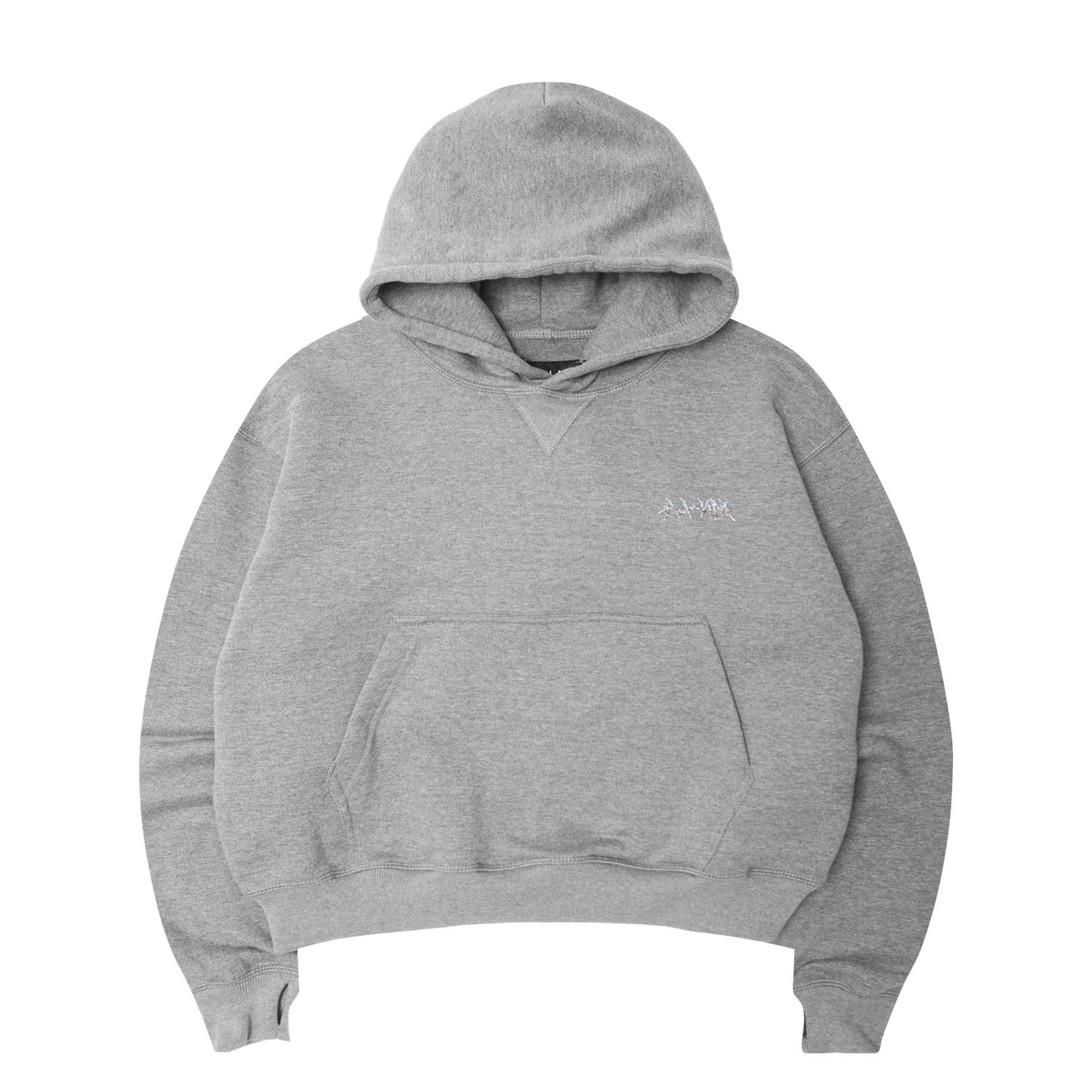 "MERCURIAL" HOODIE IN HEATHER GREY