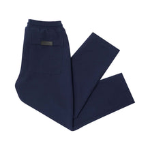 WIDE CROPPED PANTS IN NAVY