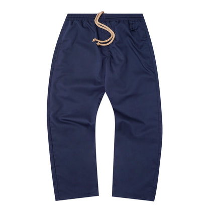CROPPED WIDE PANTS IN MIDNIGHT BLUE