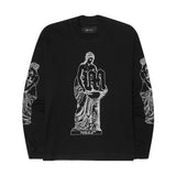 M'$ MOTHERLAND LONGSLEEVE TEE IN CAVIAR