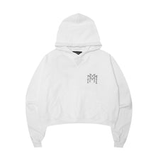 "THORN M'$" HOODIE IN WHITE