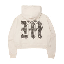 M'$ PAISLEY PATCHWORK MILITIA HOODIE IN OAT