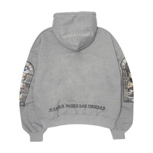 "LAST SUPPER" HOODIE IN HEATHER GREY