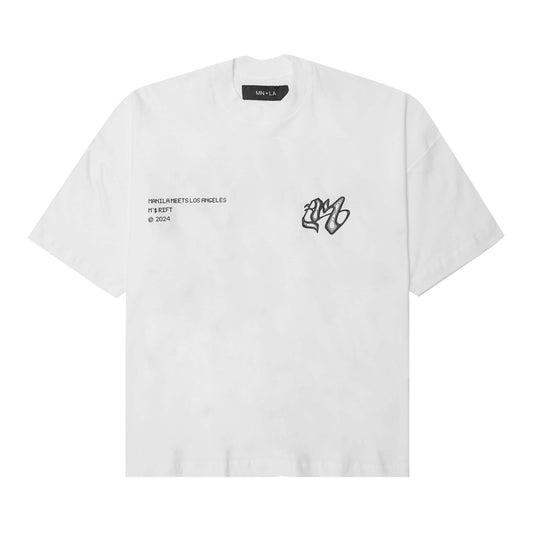 M'$ RIFT VAST TEE IN WHITE