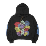 "CITY OF ANGELS" HOODIE IN CAVIAR