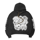 "CITY OF ANGELS" HOODIE IN ANTHRACITE