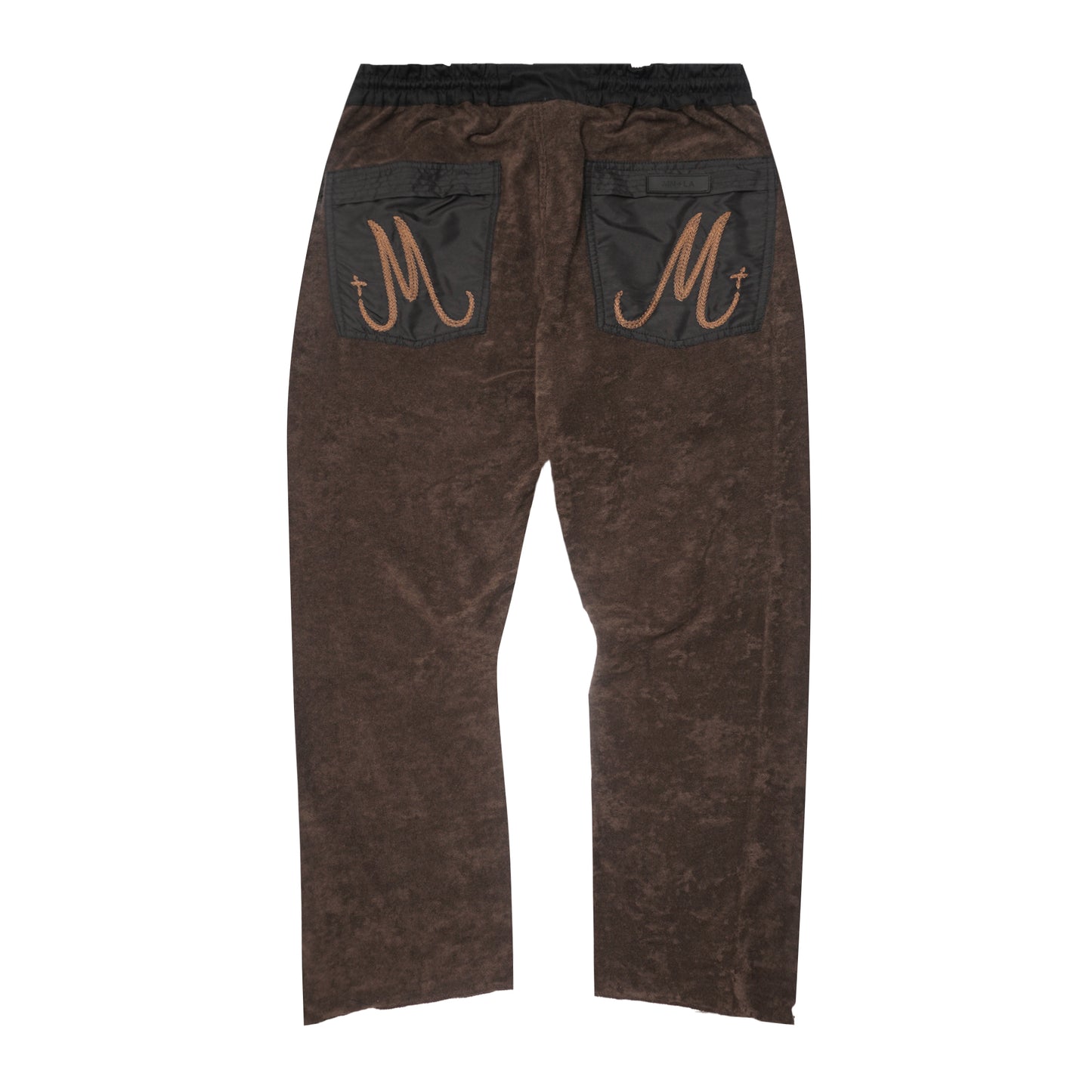 M+ TOWEL BOOTCUT PANTS IN WOOD
