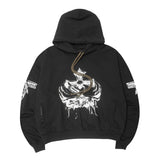 "WINGS OF REDEMPTION" HOODIE IN CAVIAR