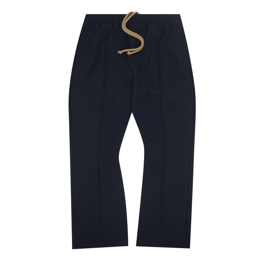PLEATED BOOTCUT PANTS IN HALE