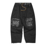M+ NEEDLEWORK PANTS IN ANTHRACITE