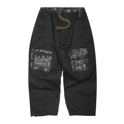 M+ NEEDLEWORK PANTS IN ANTHRACITE