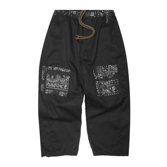 M+ NEEDLEWORK PANTS IN ANTHRACITE