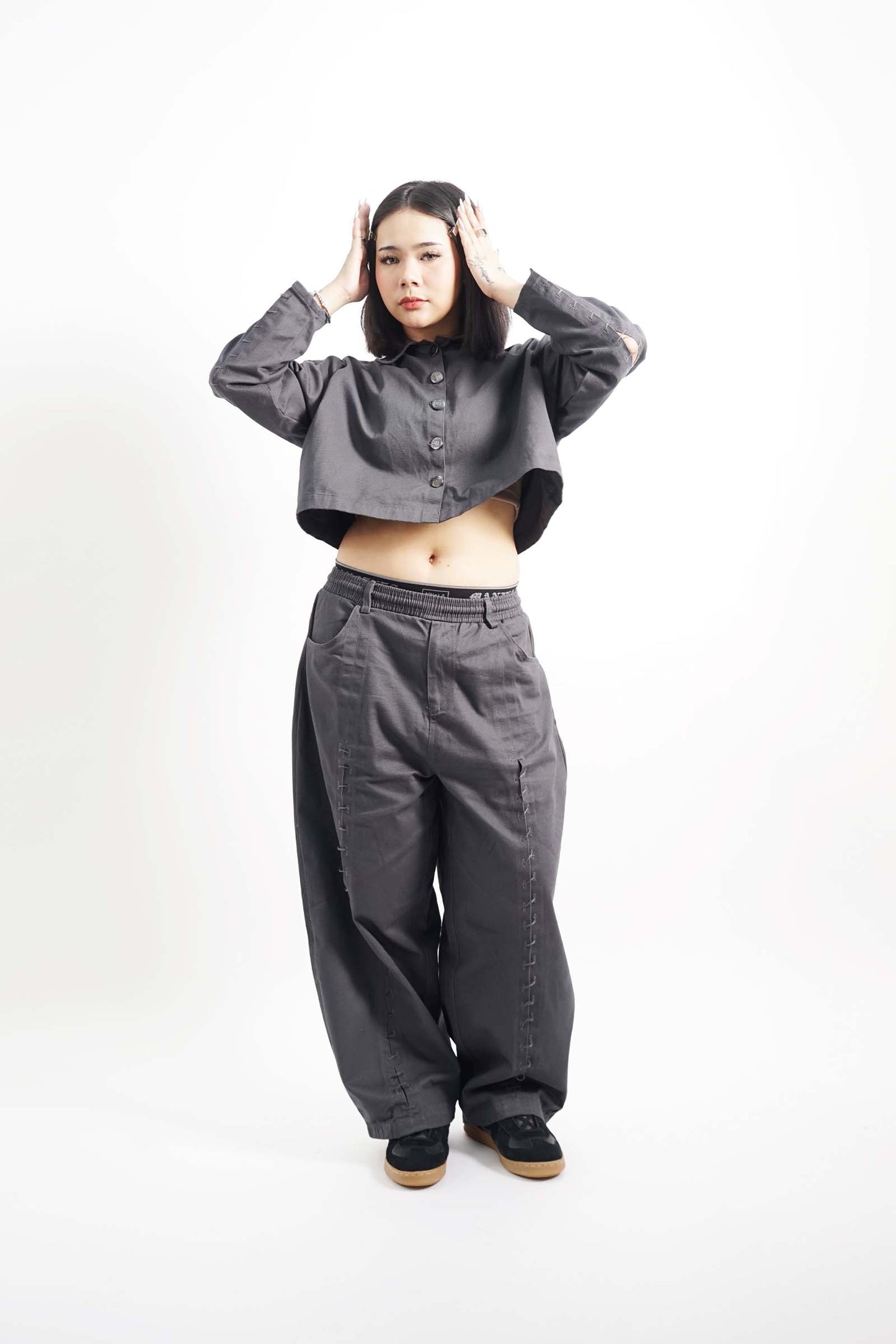 ANIKA JACKET IN NARDO GREY