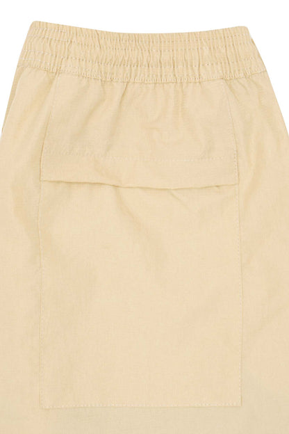 SHINOBI PLEATED ROGUE PANTS IN BONE