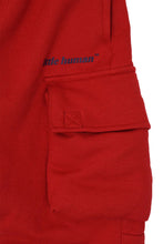 LITTLE HUMAN™ CARGO LOUNGE PANTS IN FADED RED