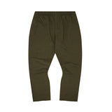 RAW FINISH CROPPED PANTS IN OLIVE