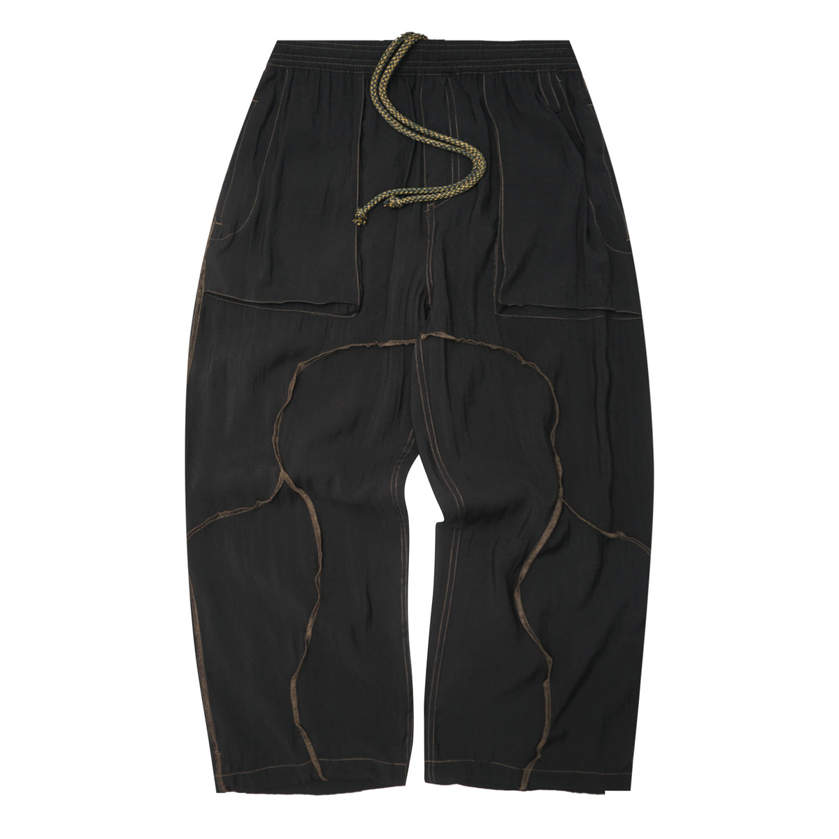 VEINS PANTS IN NOIR