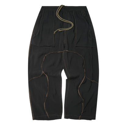 VEINS PANTS IN NOIR