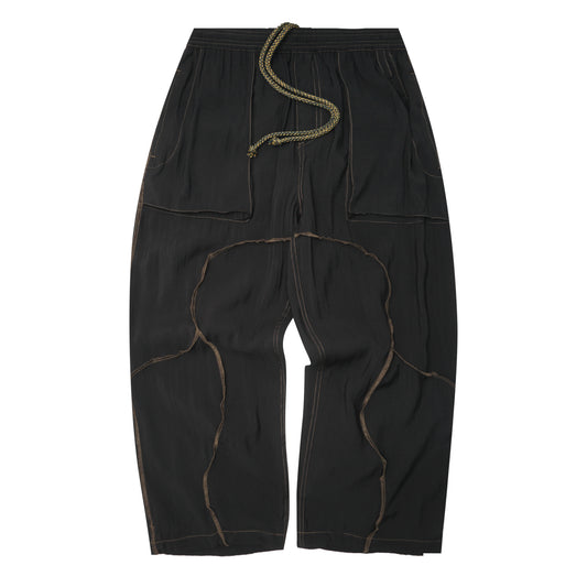 VEINS PANTS IN NOIR