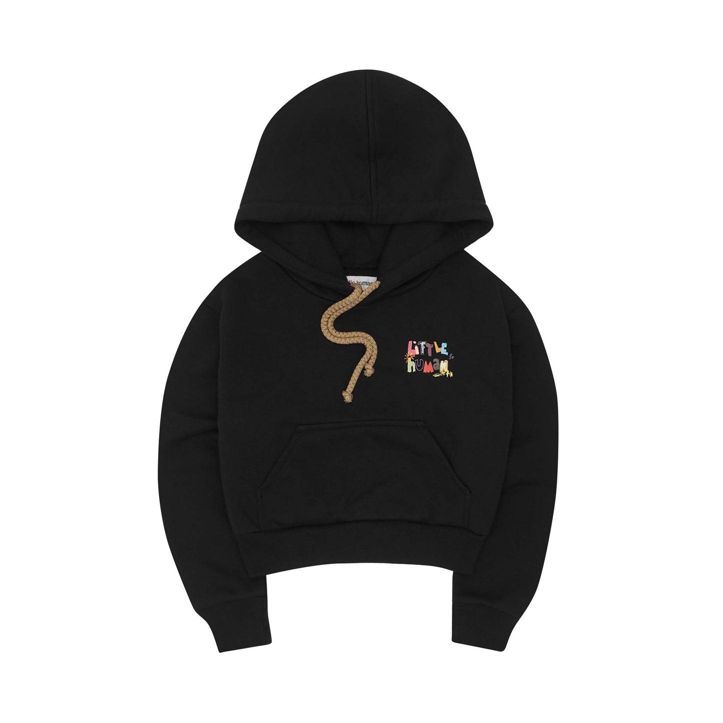 "CRAYONS" LITTLE HUMAN™ HOODIE IN ANTHRACITE