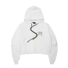 "THORN M'$" HOODIE IN WHITE