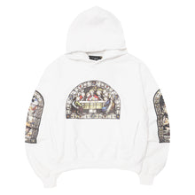 "LAST SUPPER" HOODIE IN WHITE