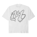 M'$ RIFT VAST TEE IN WHITE