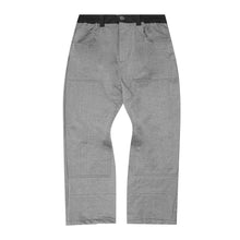 DOUBLE KNEE PHAT PANTS IN STONE GREY