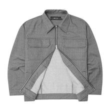 ZIP TRUCKER JACKET IN NEVADA GREY