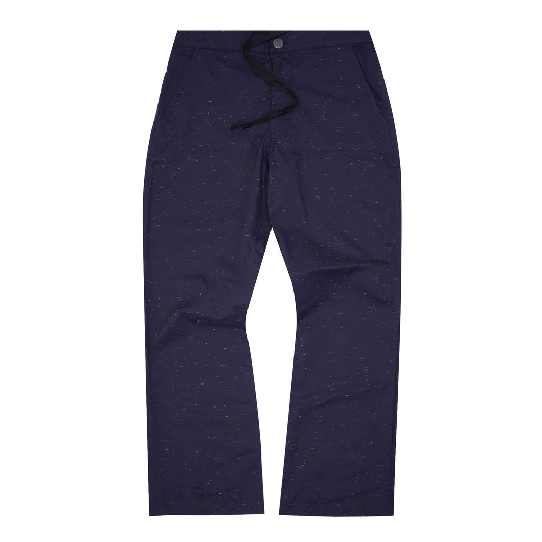 BOOTCUT PANTS IN NAVY SPECKLE