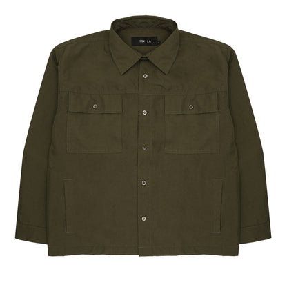 SHINOBI OVERSHIRT IN OLIVE