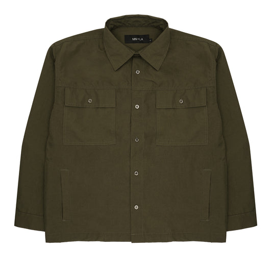 SHINOBI OVERSHIRT IN OLIVE
