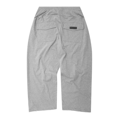VEINS FRENCH TERRY PANTS IN HEATHER GREY