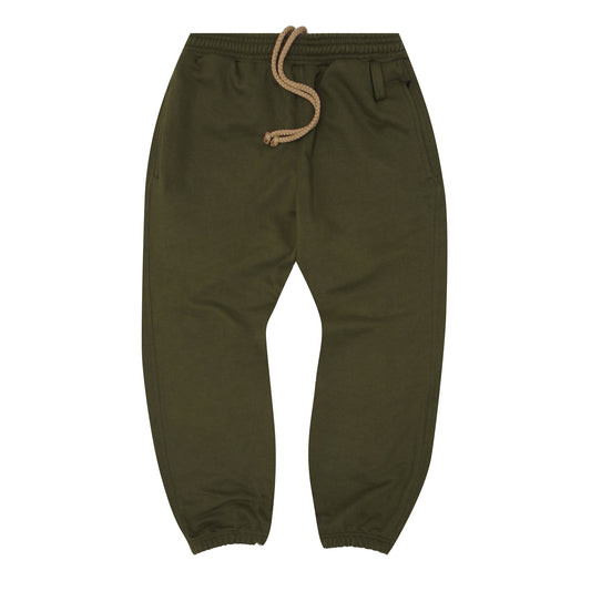 FRENCH TERRY SWEATPANTS IN OLIVE