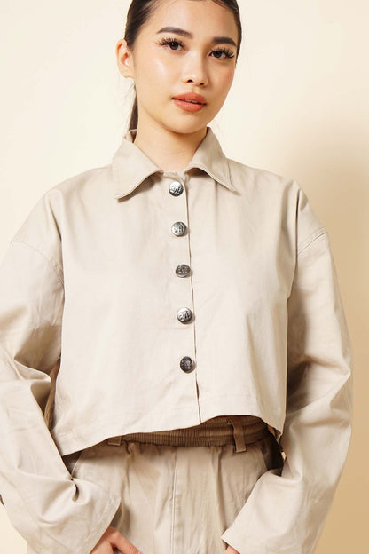 ANIKA JACKET IN OAT