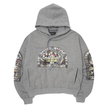 "LAST SUPPER" HOODIE IN HEATHER GREY