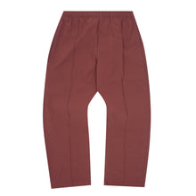 PLEATED WIDE CROPPED PANTS IN BRICK