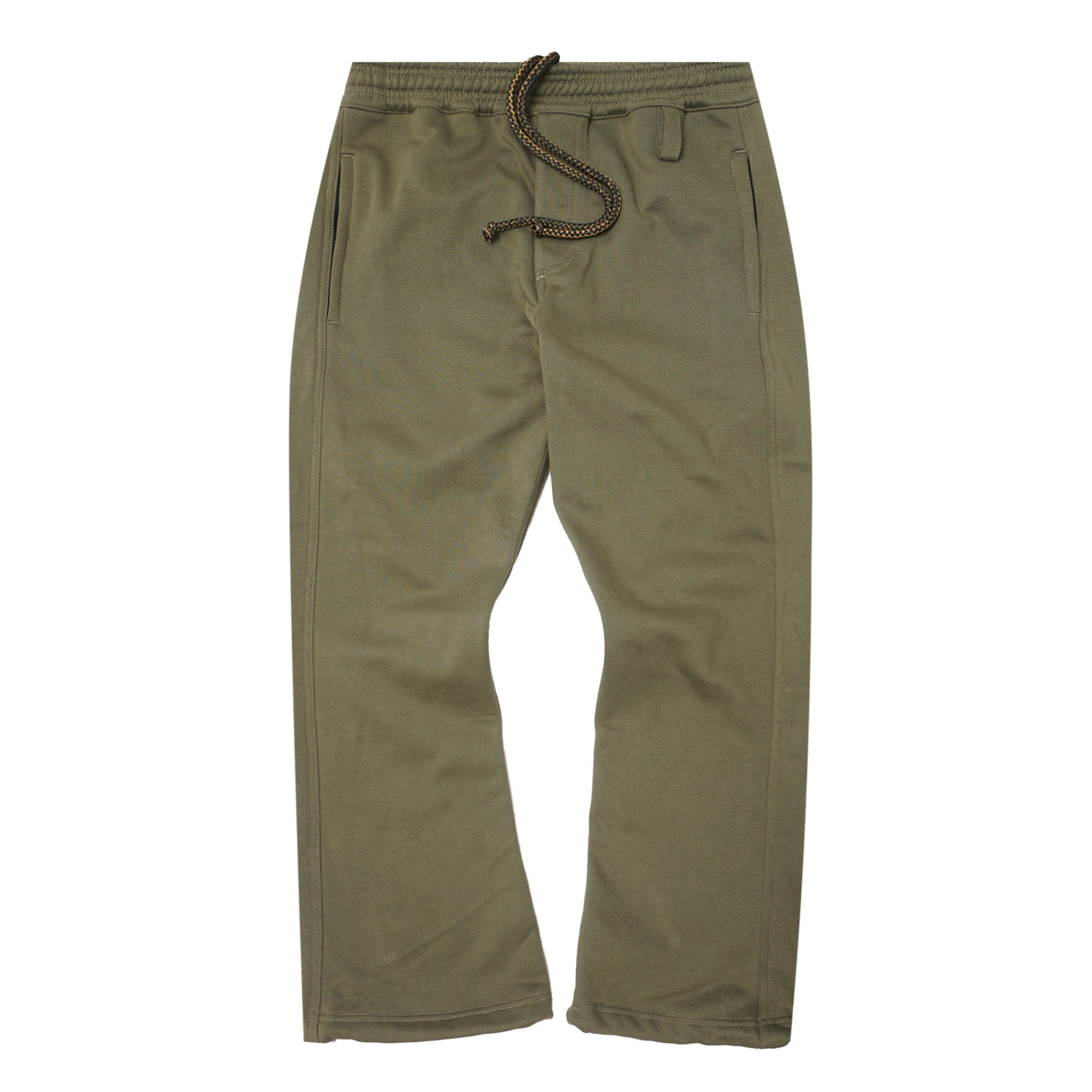 M+ BOOTCUT PANTS IN MOSS GREEN – MN+LA