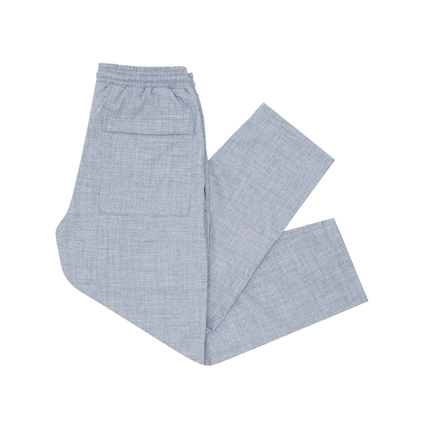 CROPPED LOUNGE PANTS IN PEBBLE BLUE